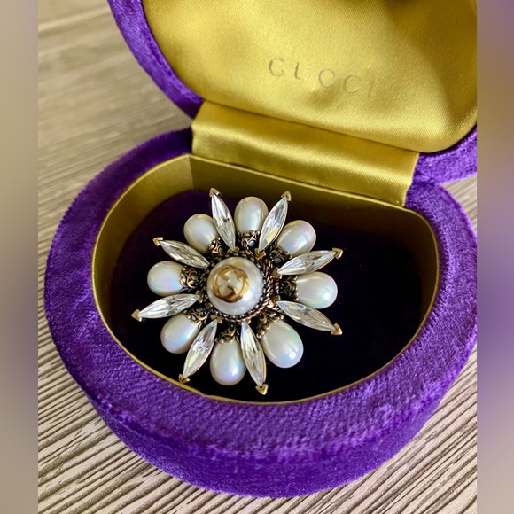 Gucci Interlocking G Flower Rings (Set of 3) - Picture 2 of 7